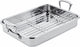 Scanpan impact braadslede rvs met rooster 42x26 cm