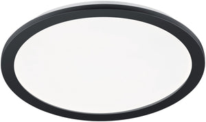 Rl live your light reality camillus - plafondlamp - zwart mat - incl. 1x smd 22 w - afstandsbediening - geintegreerde dimmer - traploos instelbare lichtkleur - nachtlampje - niet extern dimmerbaar - sterlichteffect - geheugenfunctie