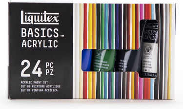 Liquitex basics acrylverf best sellers set - 24 tubes 22ml