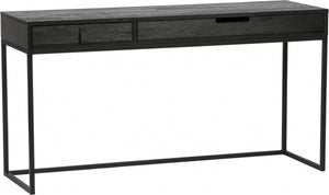 Woood silas bureau - essen - blacknight - 75x140x44