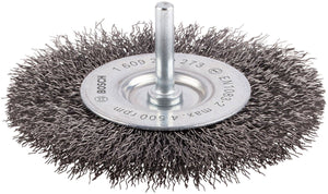 Bosch 6mm schijfborstel 100 gegolfd 0.3 staal