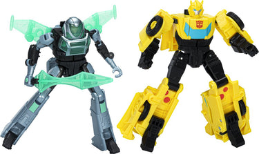 Transformers earthspark cyber combiner bumblebee mo malto - actiefiguur