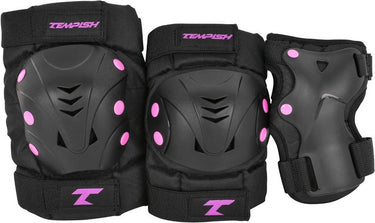 Tempish – taky – skatebescherming – 3-pack – volwassenen – roze – complete set voor skaten – maat m