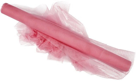 Creativ company cc tule rol 5 m zacht roze