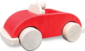 Indigo jamm ® houten speelgoedauto rood – speelgoedvoertuig – houten auto voor kinderen vanaf 1,5 jaar