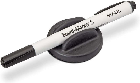 Maul bordwisser met whitebord stift zwart s, magnetisch