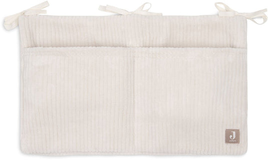 Jollein boxzak organizer - 49x30cm - cloudy rib - oatmeal - boxopbergzak
