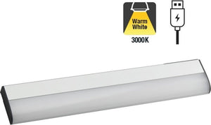 Integral led - sensorlux led kastverlichting - 1,2 watt - 100 lumen - 3000k warm wit - ir hand door sensor - dimbaar - usb 5v batterij oplaadbaar - 261mm