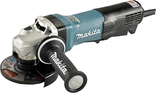 Makita ga5093x01 | 230v | haakse slijper | 125 mm | met vastzetschakelaar | in doos ga5093x01