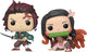 Funko demon slayer: kimetsu no yaiba - pop! animation 2-pack tanjiro nezuko special edition verzamelfiguur - multicolours