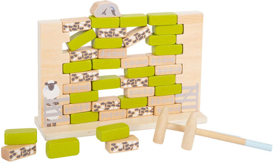 Small foot - houten wiebel muur spel