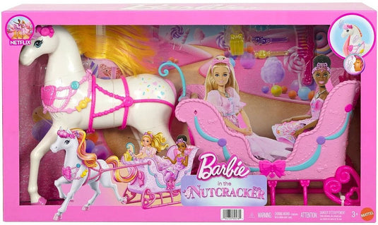 Barbie in the nutcracker land van snoep - paard en accessoires - poppen niet inbegrepen