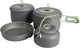 Bo-camp - pannenset - explorer - 4-delig - met theeketel - hard anodized - aluminium