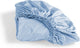 Cinderella - sundays - hoeslaken - tot 25 cm matrashoogte - satijn - 120x200 cm - lichtblauw