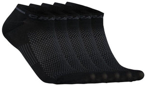 Craft active shaftless sock 5-pack unisex sportsokken - zwart