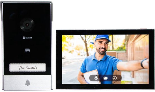Ezviz hp7 - video intercom - 2k - touch monitor - videodeurtelefoon met 7-inch monitor - remote door gate unlocking -wi-fi 6