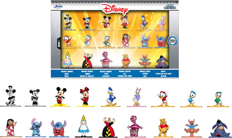 Chargez l'image dans la visionneuse de la galerie, Jada toys disney nano wave 1 verzamelfiguren, 18st.
