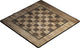 Geronimo games offline - speelmat: chess wood - 40x40 cm - polyester