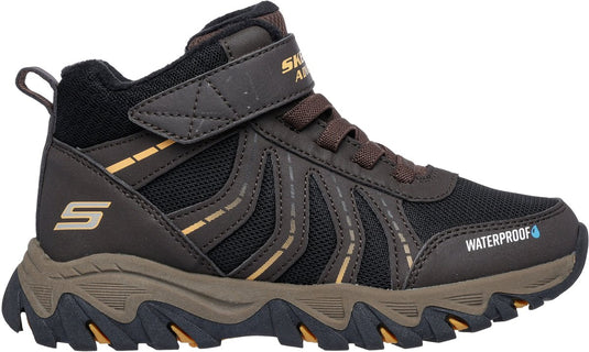 Skechers rugged ranger - storm trail jongens wandelschoenen - zwart bruin geel