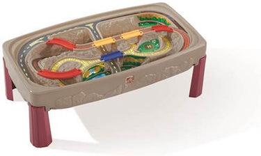 Step2 deluxe grand canyon treintafel met spoor, treinset accessoires - speeltafel van kunststof