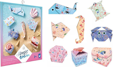 Janod - magic ocean - origami - maak 2 dozen en 18 origami figuren