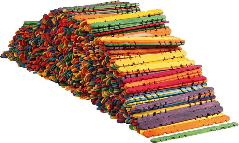 Afbeelding laden in galerijviewer, Creativ company creotime houten knutselset constructie 11,5 cm multi 1000 stuks
