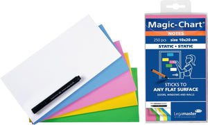 Legamaster magic-chart notes 10x20cm assorti 250st