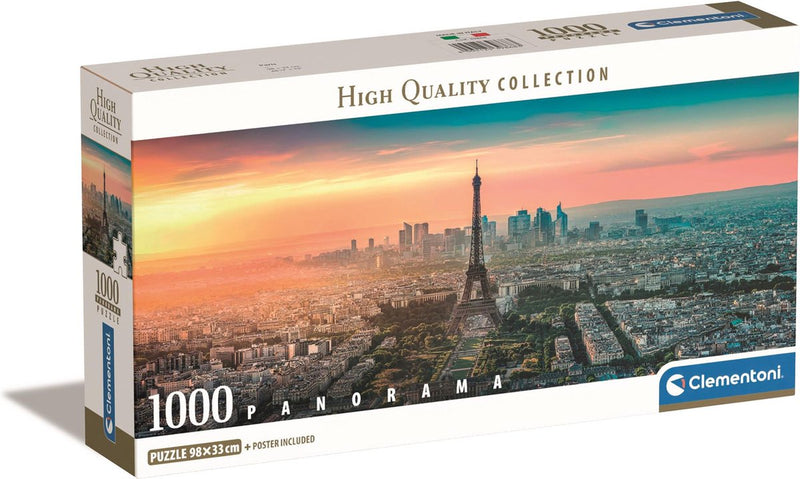 Afbeelding laden in galerijviewer, Clementoni panorama puzzel parijs, 1000st.
