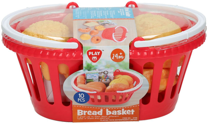 Afbeelding laden in galerijviewer, Playgo mandje met brood - 10dlg.
