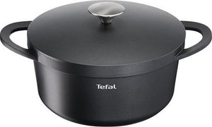 Tefal trattoria - braadpan - ø28 cm - inclusief deksel - gietijzer - geschikt voor inductie