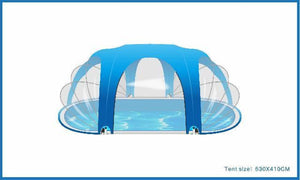 Blue bay poolhouse ovaal 530