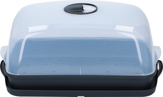 Merkloos sans marque mini kweekbak - propagator - mini serre - voor kruiden en planten - met ventilatieopening - zwart