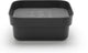Brabantia sinkside afwasbak - vierkant - met afdruipschaal - dark grey