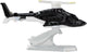 Hot wheels premium - airwolf helicopter - 1:64 - mattel