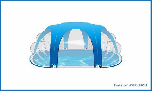 Blue bay poolhouse ovaal 530