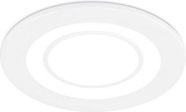 Trio core - inbouwspot - wit mat - incl. 1x smd 5 w - licht apart schakelbaar - plafondbevestiging - lichtbron niet vervangbaar - niet dimbaar