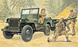 Italeri 0314 jeep - wwii willys mb - schaal 1:35 - militair voertuig modelbouwset