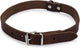 Beeztees - halsband hond - leer - bruin - 43-52 cm x 20 mm