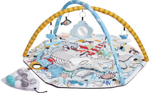Kinderkraft smartplay sea - speelkleed - speelbogen - 5 afneembare speeltjes