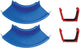 Aquaplay big - - gebogen secties - set van 2 - uitbreiding - waterbaanaccessoires