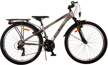 Volare Cross Kinderfiets - Jongens - 26 inch - Grijs - 18 versnellingen - Twee handremmen