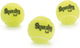 Beeztees tennisbal - met pieper - hondenspeelgoed - 6,5 cm - 3st