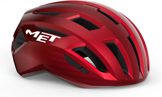 Met vinci mips fietshelm mannen vrouwen – wielerhelm racefiets volwassenen – trekking – maat m (56-58cm) – red allic glossy (rood)