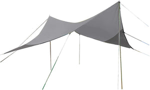Bo-camp - tarp - travel ruit - 4-hoekig - 4x4 meter