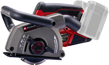 Einhell professional accu muurfrees tp-ma 36 30 li bl solo - power x-change - 36 v li-ion - ø125 mm - groefdiepte 5-30 mm - groefbreedte 8-30 mm - stofafzuiging - incl. 2x diamantslijpschijven