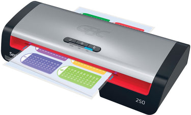 Gbc lamineerapparaat 250 40 x 18 x 9,2 cm a4 hoge snelheid 500 mm min