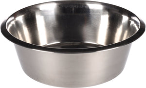 Flamingo hondenvoerbak inox - zilver - 25 x 25 cm
