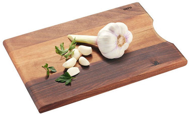 Gefu enno snijplank walnoothout 30 x 20 cm – luxe houten snijplank – dubbelzijdig