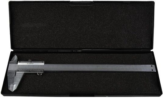 Geko vernier schuifmaat - precisie meting - roestvrij staal - 200 mm - 0,02 mm resolutie
