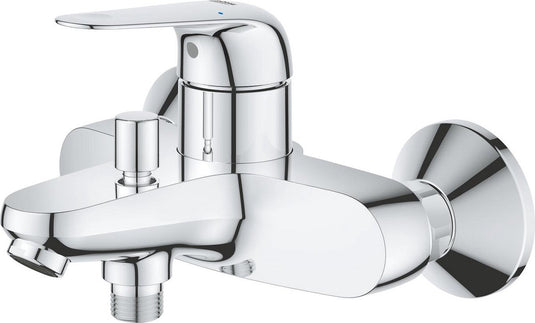 Grohe quickfix swift eengreeps bad- douchemengkraan - wandmontage - metalen hendel - chroom